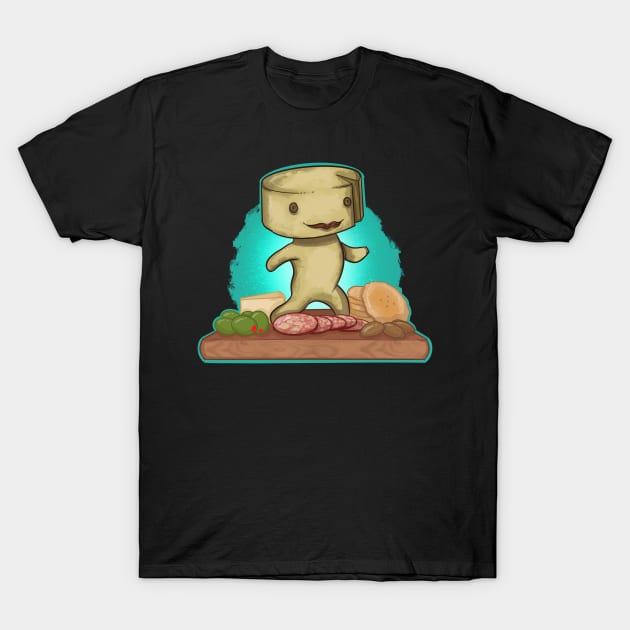 Stinky Charcutrie T-Shirt by LVBart